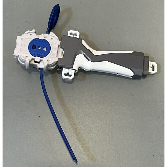 Beyblade Burst Launcher White Gray Blue - Picture 1 of 6